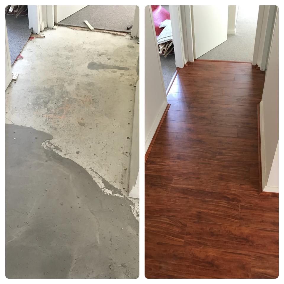 Before and After Timber Flooring Installation